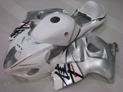 工場スタイル - 白い 銀 フェアリングとボディワーク 1999-2007 Hayabusa #LF5252