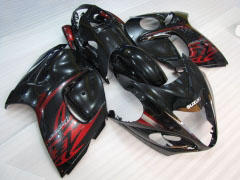 Flame - rojo Negro Fairings and Bodywork For 2008-2020 Hayabusa #LF4597