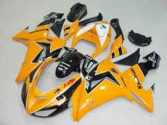 工場スタイル - オレンジ 黒 フェアリングとボディワーク 2006-2007 NINJA ZX-10R #LF6264