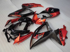 Style d'usine - rouge Noir Carénages et carrosserie pour 2008-2010 GSX-R750 #LF6441