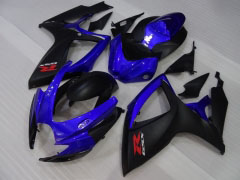 Estilo de fábrica - Azul Preto Fosco Fairings and Bodywork For 2006-2007 GSX-R750 #LF3984