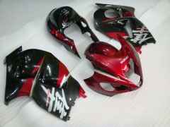 Style d'usine - rouge Noir Carénages et carrosserie pour 1999-2007 Hayabusa #LF5233