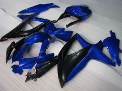 Style d'usine - Bleu Noir Carénages et carrosserie pour 2008-2010 GSX-R600 #LF3958