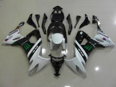 Monster - Blanco Negro Fairings and Bodywork For 2008-2010 NINJA ZX-10R #LF6208