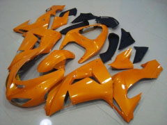 工場スタイル - オレンジ 黒 フェアリングとボディワーク 2006-2007 NINJA ZX-10R #LF6266