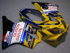 Nastro Azzurro - 黄 青い フェアリングとボディワーク 2004-2007 CBR600F4i #LF7617