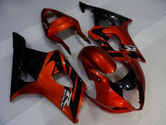 Stile di fabbrica - arancia Nero Carena e Carrozzeria Per 2003-2004 GSX-R1000 #LF3851