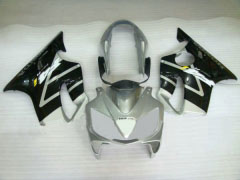工場スタイル - 黒 銀 フェアリングとボディワーク 2004-2007 CBR600F4i #LF7616