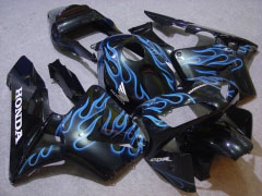 Flame - Azul Preto Fairings and Bodywork For 2003-2004 CBR600RR  #LF5403