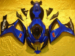 DUNLOP - Blau Schwarz Verkleidungen und Karosserien für 2006-2007 GSX-R750 #LF6558