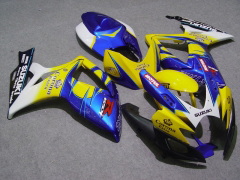 Corona - Gelb Blau Verkleidungen und Karosserien für 2006-2007 GSX-R750 #LF6575