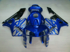 Flame - Azul Preto Fairings and Bodywork For 2005-2006 CBR600RR #LF7579