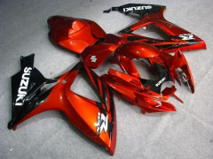 工場スタイル - 赤 白い フェアリングとボディワーク 2006-2007 GSX-R750 #LF6506