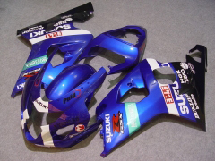 DUNLOP - Bleu Noir Carénages et carrosserie pour 2004-2005 GSX-R600 #LF6663
