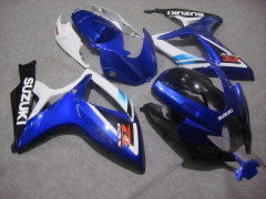 工場スタイル - 青い 白い フェアリングとボディワーク 2006-2007 GSX-R750 #LF6515