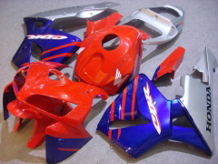 Style d'usine - rouge Bleu Carénages et carrosserie pour 2005-2006 CBR600RR #LF7503