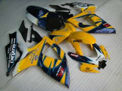 Corona - Gelb Blau Verkleidungen und Karosserien für 2006-2007 GSX-R750 #LF6567