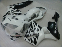 Style d'usine - blanc Noir Mat Carénages et carrosserie pour 2003-2004 CBR600RR  #LF5351