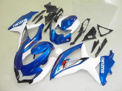 工場スタイル - 青い 白い フェアリングとボディワーク 2008-2010 GSX-R750 #LF6437