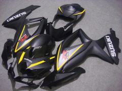 工場スタイル - 黒 グレー フェアリングとボディワーク 2008-2010 GSX-R750 #LF6428