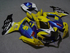 Corona - 黄 青い フェアリングとボディワーク 2008-2010 GSX-R750 #LF6451