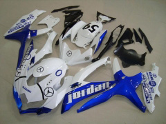 Jordan - Azul Blanco Fairings and Bodywork For 2008-2010 GSX-R600 #LF6219