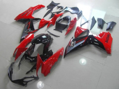 工場スタイル - 赤 黒 フェアリングとボディワーク 2011-2021 GSX-R750 #LF4770