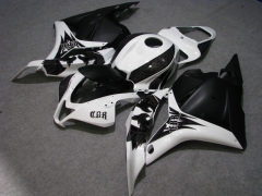 工場スタイル - 白い 黒 マット フェアリングとボディワーク 2009-2012 CBR600RR #LF7375