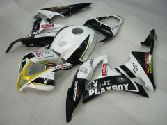PlayBoy - blanc Noir Carénages et carrosserie pour 2007-2008 CBR600RR #LF7405