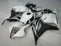 工場スタイル - 黒 銀 フェアリングとボディワーク 2009-2012 CBR600RR #LF7378