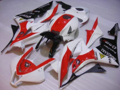 M Racing, Moriwaki - Vermelho Branco Fairings and Bodywork For 2007-2008 CBR600RR #LF7452