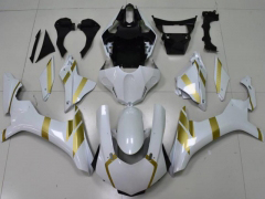 Factory Style - White Gold Fairings and Bodywork For 2015-2019 YZF-R1 #LF7819