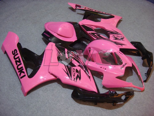 Factory Style - Black Pink Fairings and Bodywork For 2005-2006 GSX-R1000 #LF5846