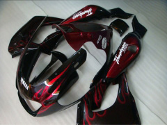 Flame - rojo Negro Fairings and Bodywork For 1997-2007  YZF1000R #LF7921