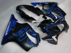 Flame - 青い 黒 フェアリングとボディワーク 1999-2000 CBR600F4 #LF7710