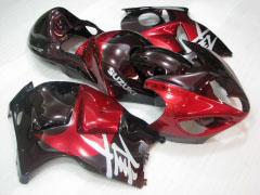 Style d'usine - rouge Noir Carénages et carrosserie pour 1999-2007 Hayabusa #LF5061