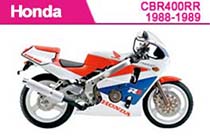 por CBR400RR NC23 1987-1989 Carenados